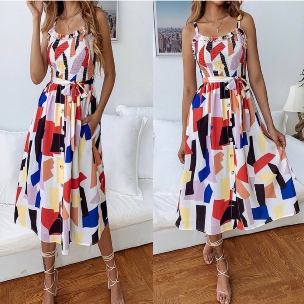 COLORS & BLOOM SLEEVELESS DRESS - Picture 4 of 8